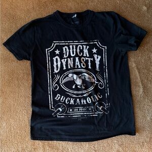 Vintage 2013 A&E Duck Dynasty Duckaholic 100 Proof Alcohol Mens Size Large